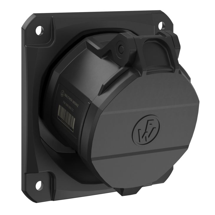 NEO Opbouwstopcontact Schuin 32A 5P 7h IP54 500V met veerklem