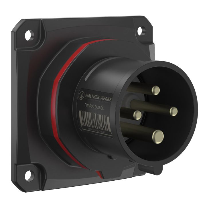 NEO Toestelstekker Recht 16A 4P 6h IP54 400-440V met veerklem