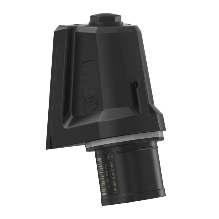 NEO Socle connecteur mural Incliné 16A 3P 11h IP54 1000V avec connexion à vis