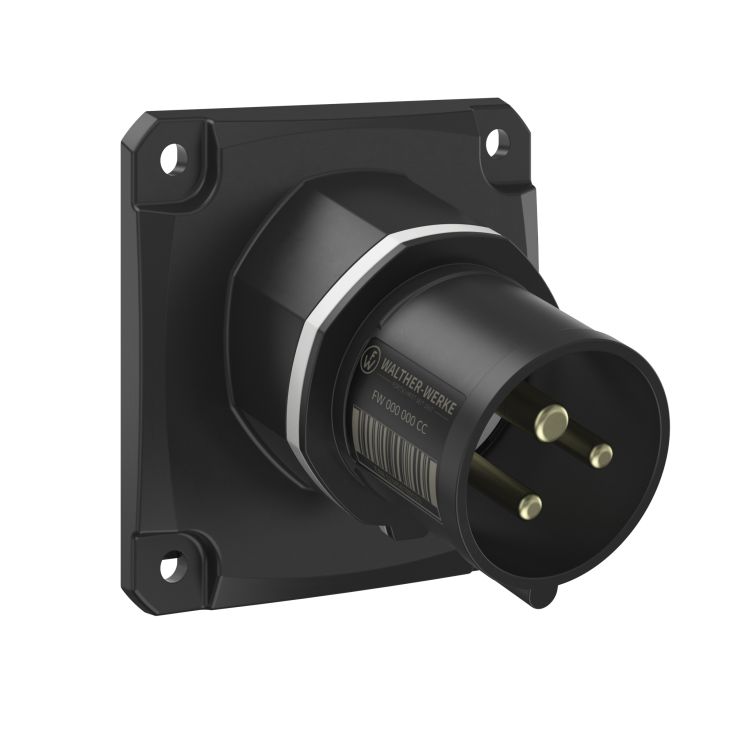 NEO Toestelstekker Schuin 16A 3P 1h IP54 1000V met schroefaansluiting
