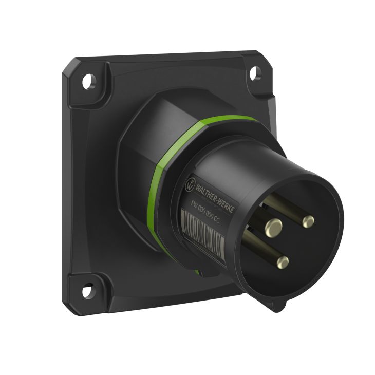 NEO Toestelstekker Schuin 16A 3P 2h IP54 >50-500V met schroefaansluiting