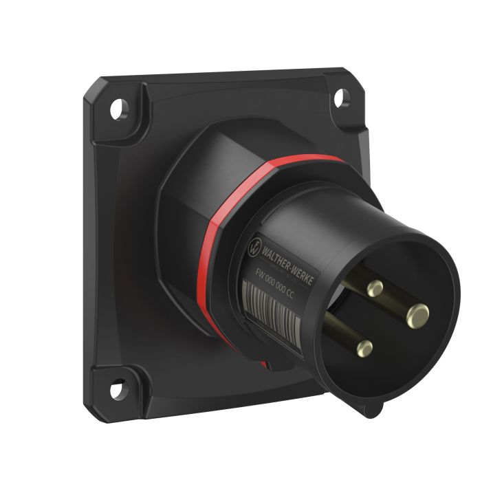 NEO Toestelstekker Schuin 16A 3P 9h IP54 400-440V met veerklem