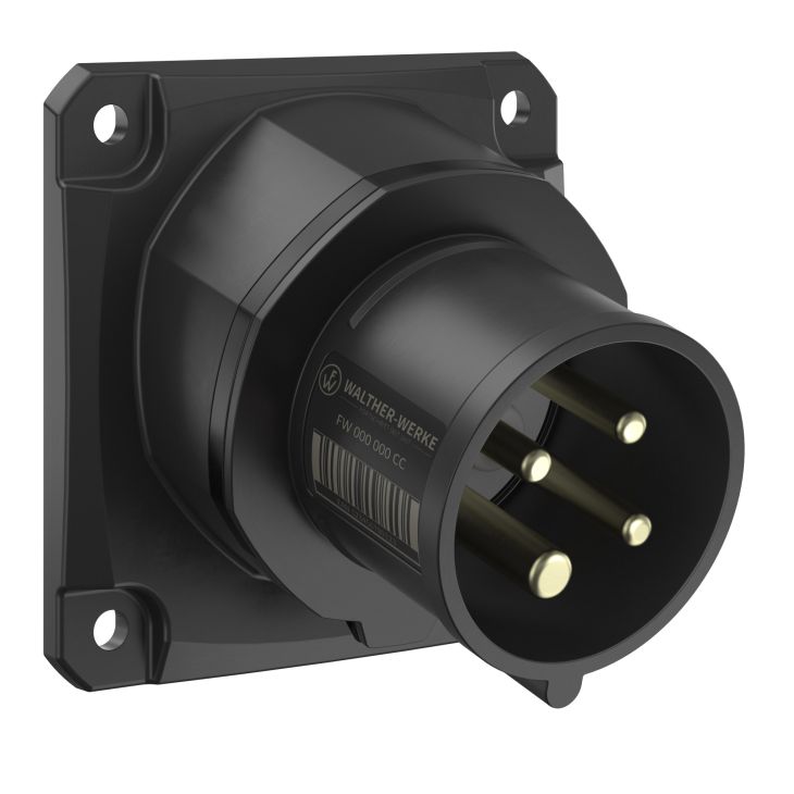 NEO Toestelstekker Schuin 16A 4P 5h IP54 500V met veerklem