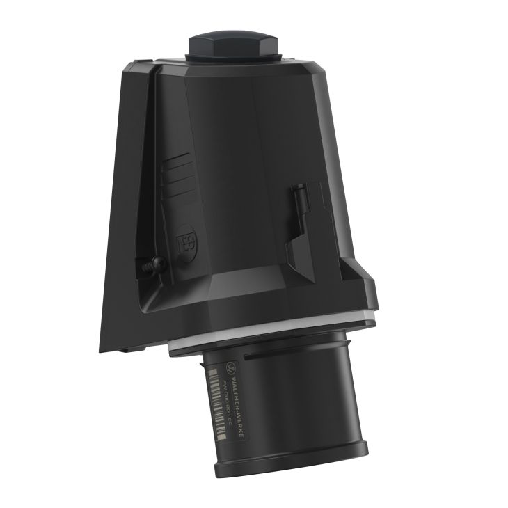 NEO Socle connecteur mural Incliné 32A 3P 1h IP54 1000V avec pince à ressort