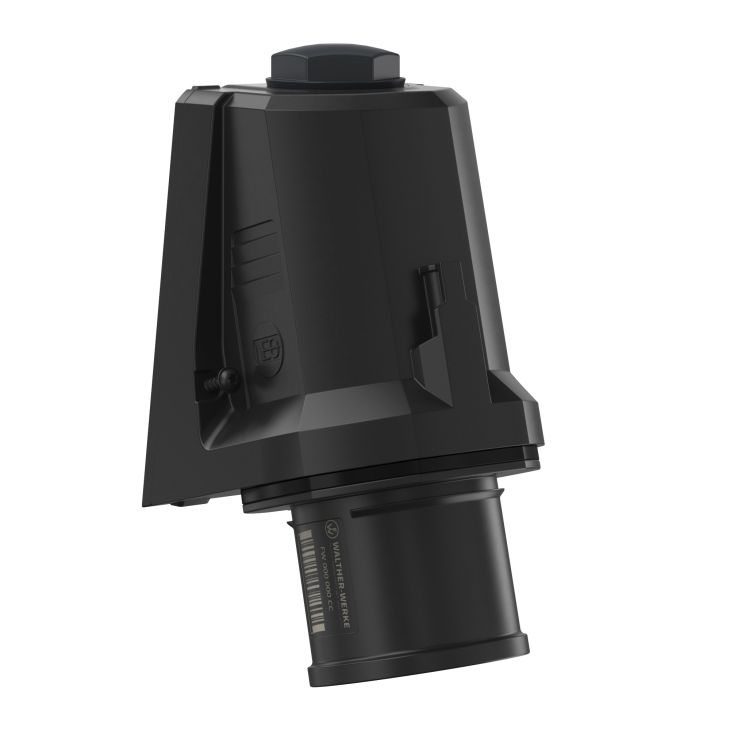 NEO Socle connecteur mural Incliné 32A 3P 7h IP54 500V avec pince à ressort