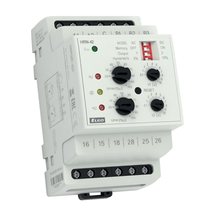 Spanningsbewakingsrelais 24V AC/DC(HRN4224)
