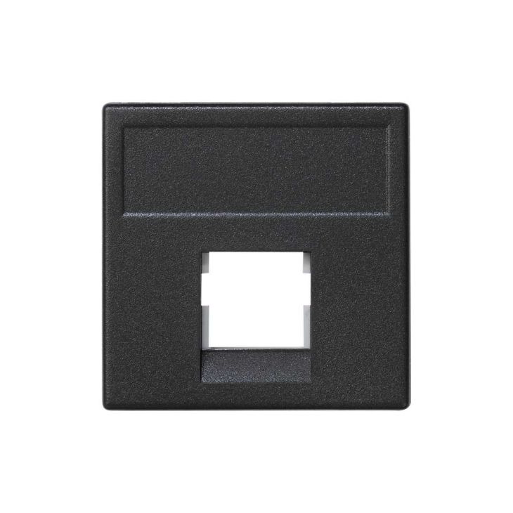 K45 Plaque VDM plate sans volet 1 x RJ 453M OCKÂ® - Gris grap