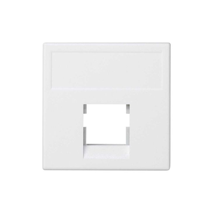 K45 Plaque VDM plate sans volet 1 x RJ 453M OCKÂ® - Blanc nei