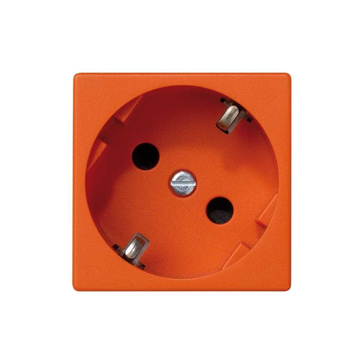 K45 Prise de courant Schuko connexion rapide - Orange