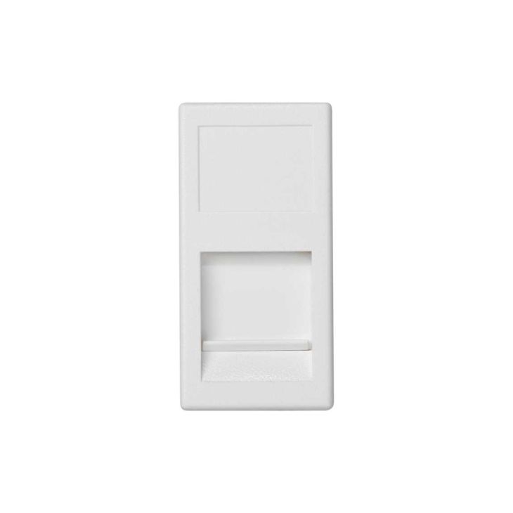 K45 Plaque VDM 1/2 plate avec volet 1 xRJ 45 Belden CDTÂ® -