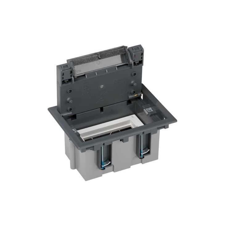 K45 vloerdoos 2xK45 70mm diep - grijs