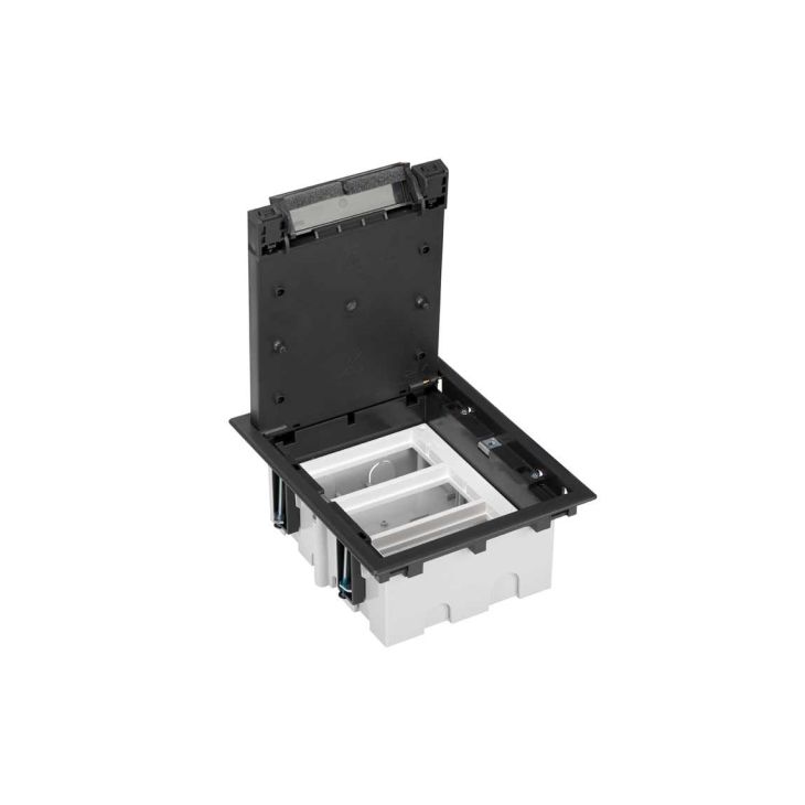 K45 vloerdoos 6XK45 70mm diep - grafietgrijs