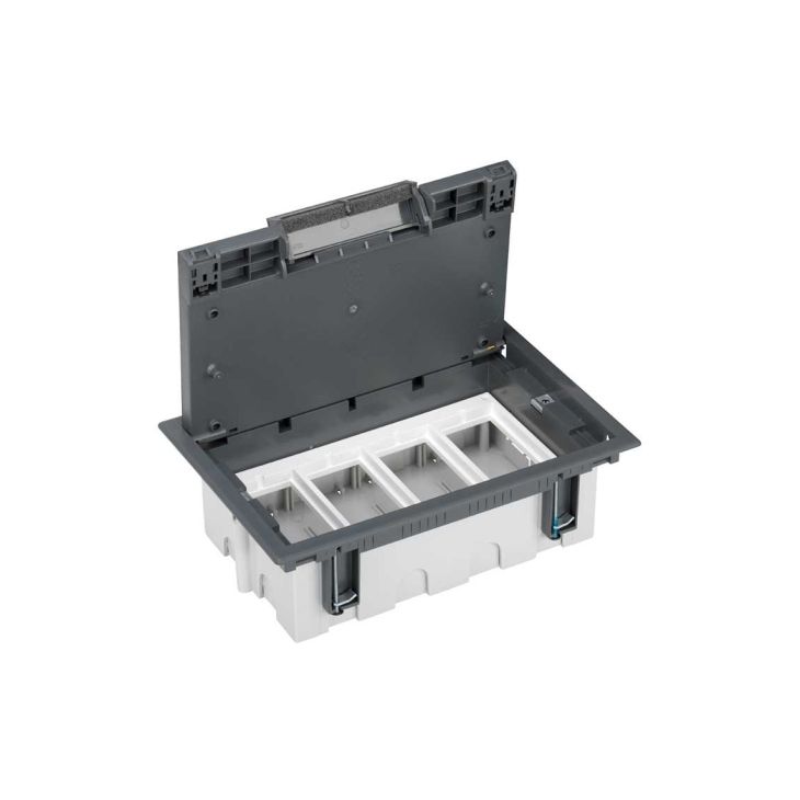 K45 Boîtier de sol 8x K45 profondeur 70mm - Gris
