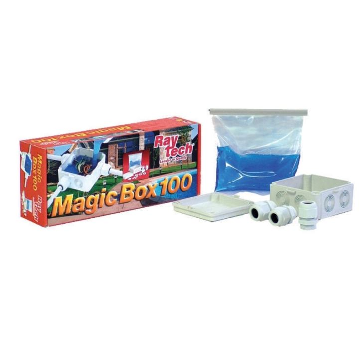 Magic Box 100 IP68 Kit de connexion 100 x 100 x 50 mm avec Magic Fluid.