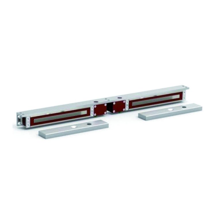 Deurcommunicatie en toegangscontrole - Openers and closers - MINI Magnet dubbel 2x280 Kg 12-24Vdc Opbouw met microschakelaar - ME610