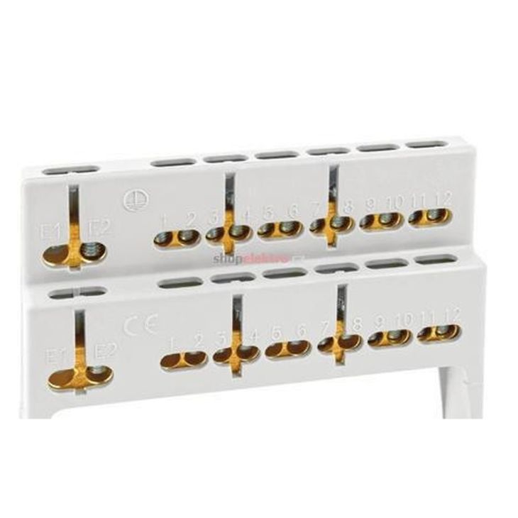 Bornier de terre pour armoire Serie: 3300,3500,3600