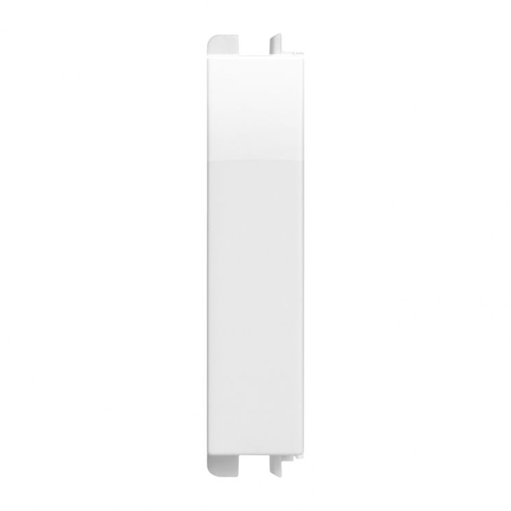 Plaque aveugle  1 mod,blanc neige