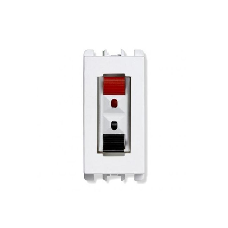 Hi-Fi socket, 1 mod, blanc