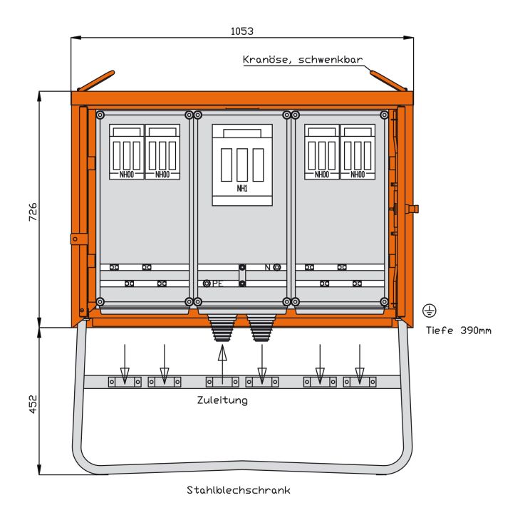 Groepsdistributeur 173 kVA