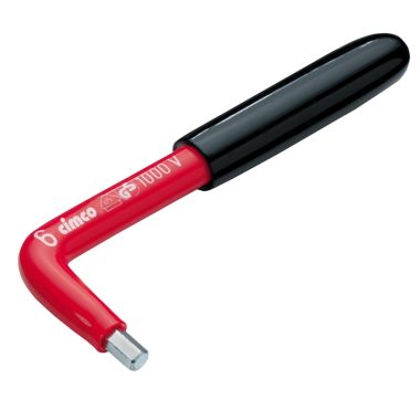 Haakse Inbus Schroevendraaier 1000V VDE, SW6, gedompeld