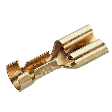Vlakstekker 1,5-2,5/6,3x0,8mm non isoléerd