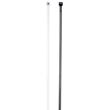 Kabelbinder met stalen lip, 2,5 x 200mm, naturel