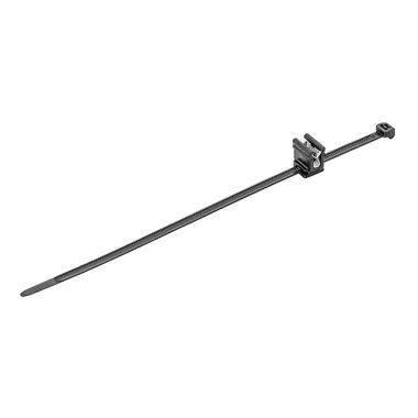 Clip de fixation pour serre-câble 4,6 x 200mm, noir