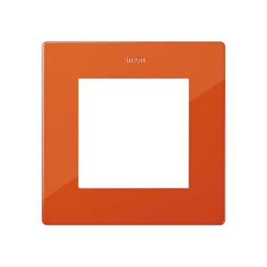 S24 Plaque de recouvrement simple, couleur: corail