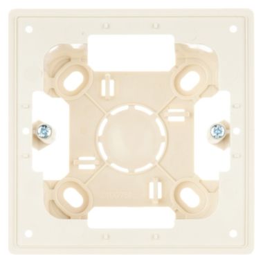 S24 Boîte apparent 1 module, dimensions : 85x85mm, couleur: ivoire