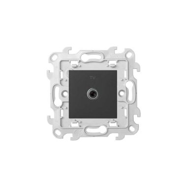 S24 Prise TV type "F", couleur:graphite