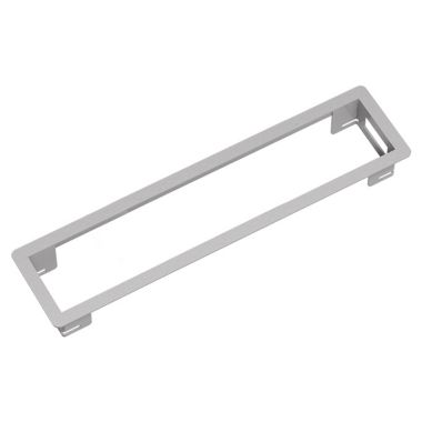 POWER FRAME cadre d'installation 4 modules gris argent (RAL9006)