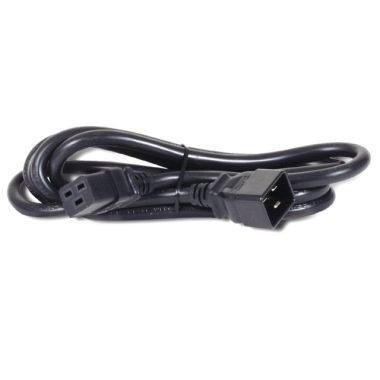 Extension cord H05VV-F 3G1,5mmý black Length: 1,0m S1: Germa (356.1973)