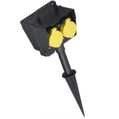 4 prises avec broche de terre H05RN-F 3G1,5 Schuko