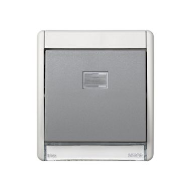 Couvercle Avec Touche Large IP55 - Gris