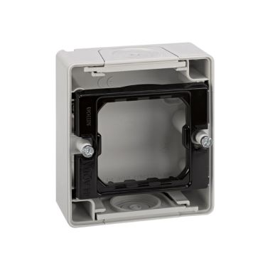 Boîtier En Saillie 1 mod.Ip55 - Gris