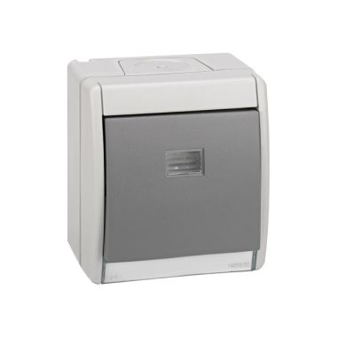 Opbouwdrukkn 10 AX 250V IP55