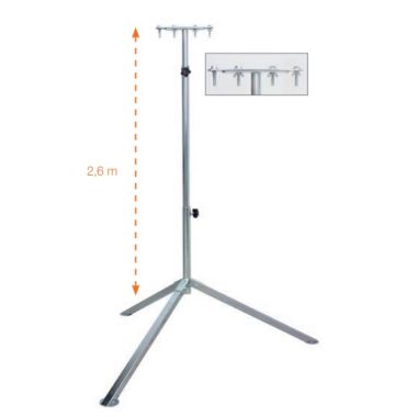 Trépied PRO en acier zingué réglable 7kg