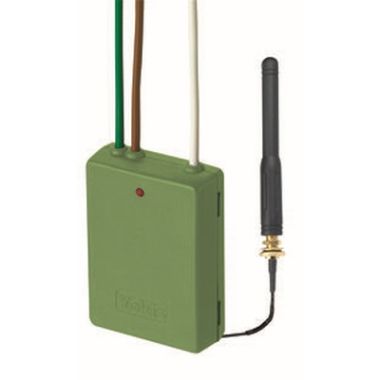 E2BPPX - Émetteur sans fil encastré à deux canaux pour bouton-poussoir à impulsion (avec antenne externe)