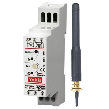 MVR500MRPX - Rolluiksturing draadloos met antenne 500W (op DIN-rail)