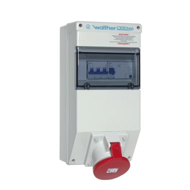 Kunststoff stopcontact combinatie
