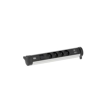 CYCLE Base 4x UTE, 1x interrupteur, 1x USB A&C Charger 0,2m H05Z1Z1 3G 1,5mm² GST18 plug