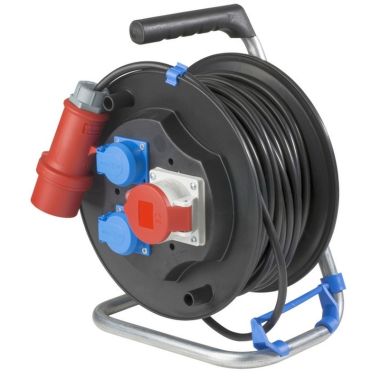 Enrouleur de câble CEE 400V, 20m H05VV-F 5G1,5 16A