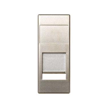 Plaat voor con. Avaya Champagne mat