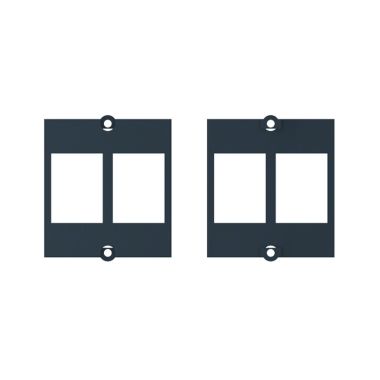 Module 2x Keystone zwart