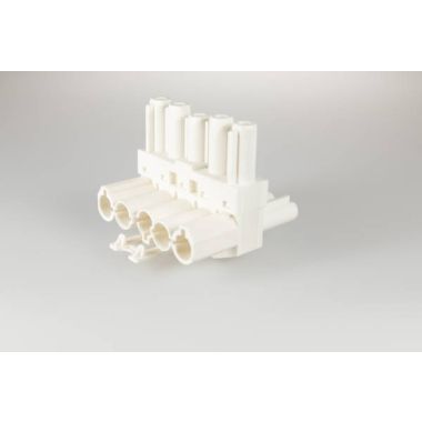 AC166 GVT 3 splitter, 5-pôles, 1 in 2 out, blanc