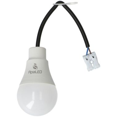 Socket chantier LED 9W 2700K avec câblede connexion de 150 mm et pince à fiche