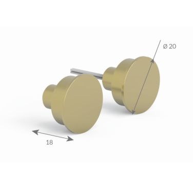 Magnetic Contact Encast./Laiton/Min.Gap10mm(iron)or 20mm(no 