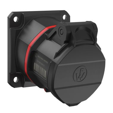 NEO Prise murale coudée 16A 4P 6h IP54 400-440V avec pince à ressort