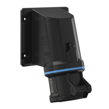 NEO Opbouwstopcontact Schuin 32A 3P 6h IP54 230V met veerklem