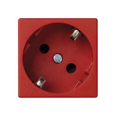 K45 Prise de courant Schuko connexion rapide - Rouge
